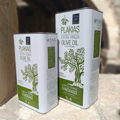 Premium Extra panenský olivový olej Plakias 3 a 5 l, z Jižní Kréty