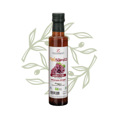 MELISAMICO – Organic Red Wine Vinegar 250 ml – CRETAmart | OLIVE Store