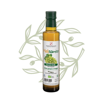 MELISAMICO – BIO biely vínny ocot 250 ml - CRETAMART | OLIVOVÝ OBCHOD