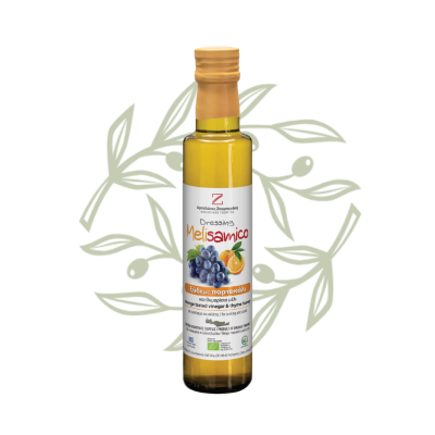 MELISAMICO – BIO vínny ocot s pomarančom 250 ml z južnej Kréty - CRETAMART | OLIVOVÝ Obchod