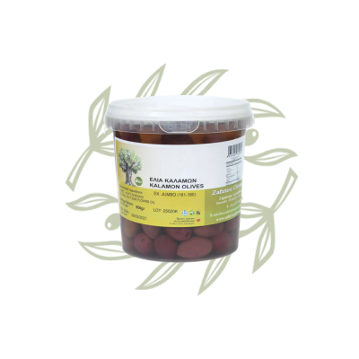 Greckie oliwki Kalamon – całe z pestką 600 g | CRETAMART SKLEP Oliwkowy
