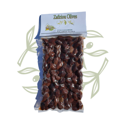 Greek Kalamon Olives – Whole with Pit 250 g - CRETAMART | Greek Olive Store