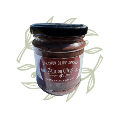 Kalamon black olive paste 200 g - CRETAMART | Greek Olive Store