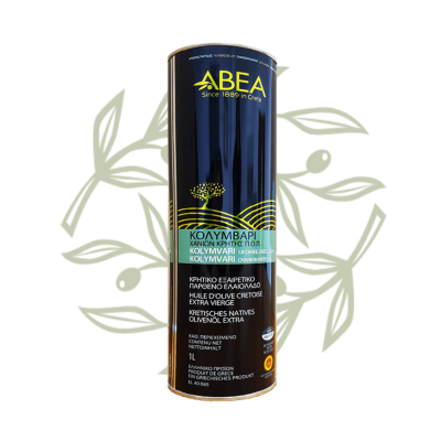 ABEA Oliwa z oliwek extra virgin PDO Kolymvari 1 L – CRETAMART | Grecki sklep oliwkowy