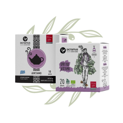 Cretan Dittany - 10 tea bags DICTAMUS - CRETAMART | Greek Olive Store