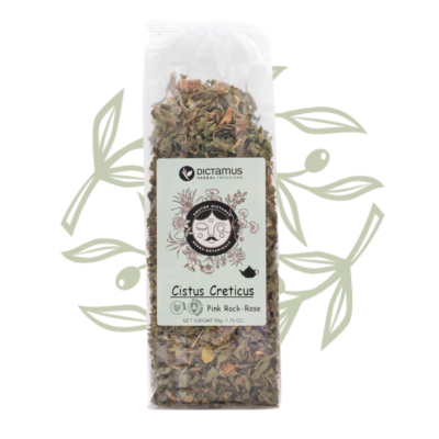 Ladania - Cist krétský (Cistus creticus) | DICTAMUS 50 g - CRETAMART | Řecký olivový obchod