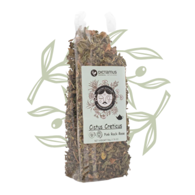 Ladania – Cretan Rockrose (Cistus creticus) | DICTAMUS 50 g | Greek Olive Store