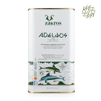 Adelfos Zakros 3 L | Premium oliwa extra virgin z Krety