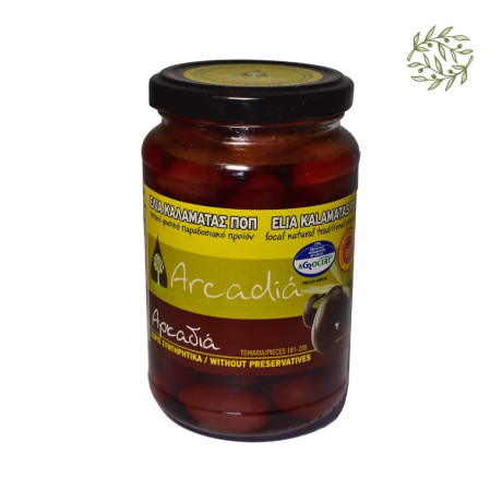 Greek Kalamata P.D.O. Olives – Whole with Pit 215 g | CRETAmart