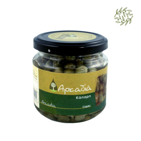 Capers from the Peloponnese in Brine 130 g | Greek Fine Foods