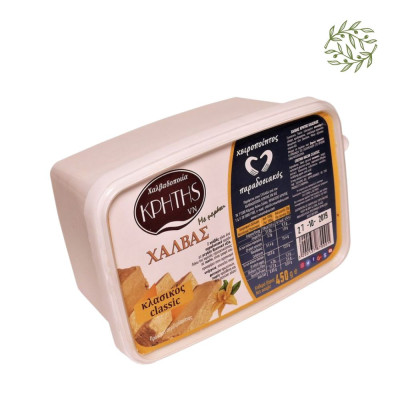 CRETAN HALVA Classic 450 g | Ręcznie robiona kreteńska chałwa