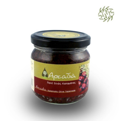ARCADIA - Olivová pasta z černých olív Kalamon 190 g | CRETAmart