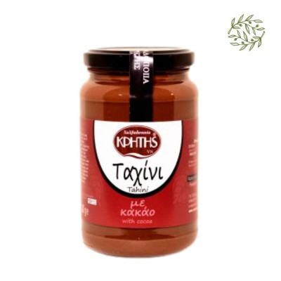 Критське Тахіні з какао 400 г – шоколадна кунжутна паста | CRETAN HALVA