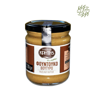 Krétske maslo z lieskových orechov 200 g – 100% pražené orechy | CRETAN HALVA