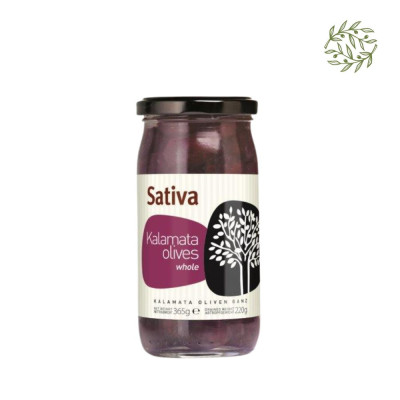 Kalamata Olives | Greek Olives with Pits in Brine 370 g
