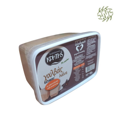 CRETAN HALVA Cretan Carob Honey 450 g – Handmade Cretan Halva with Cretan Carob Honey