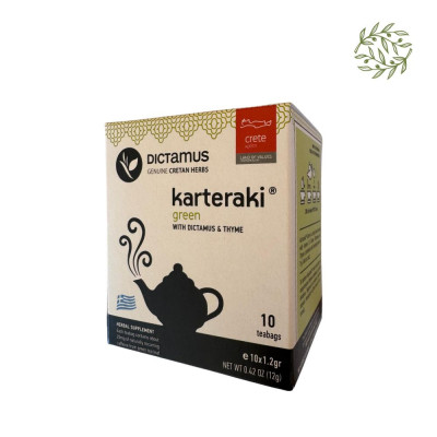 Karteraki Green – bylinný čaj s diktamem a tymiánem | 10 sáčků