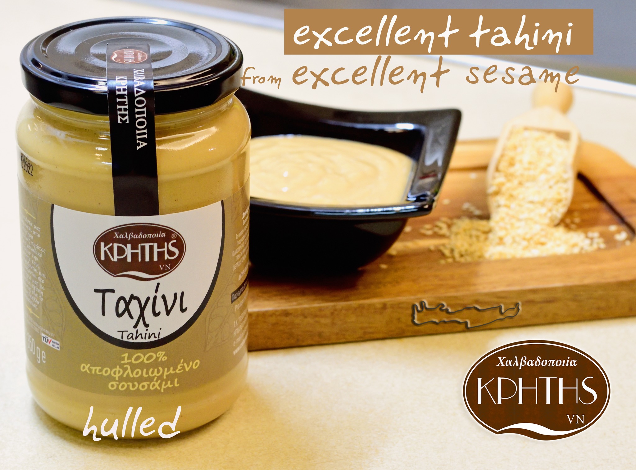 Krétské Tahini 100 % čistý sezam