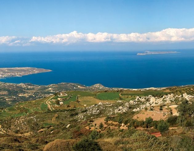 Krajobraz Sitia we wschodniej Krecie